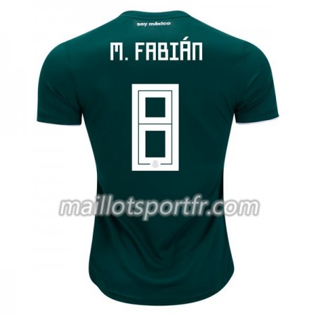 Maillot de Foot Mexique M.Fabian 8 Domicile Coupe du monde 2018 Maillot de Foot Mexique M.Fabian 8 Domicile Coupe du monde 2018